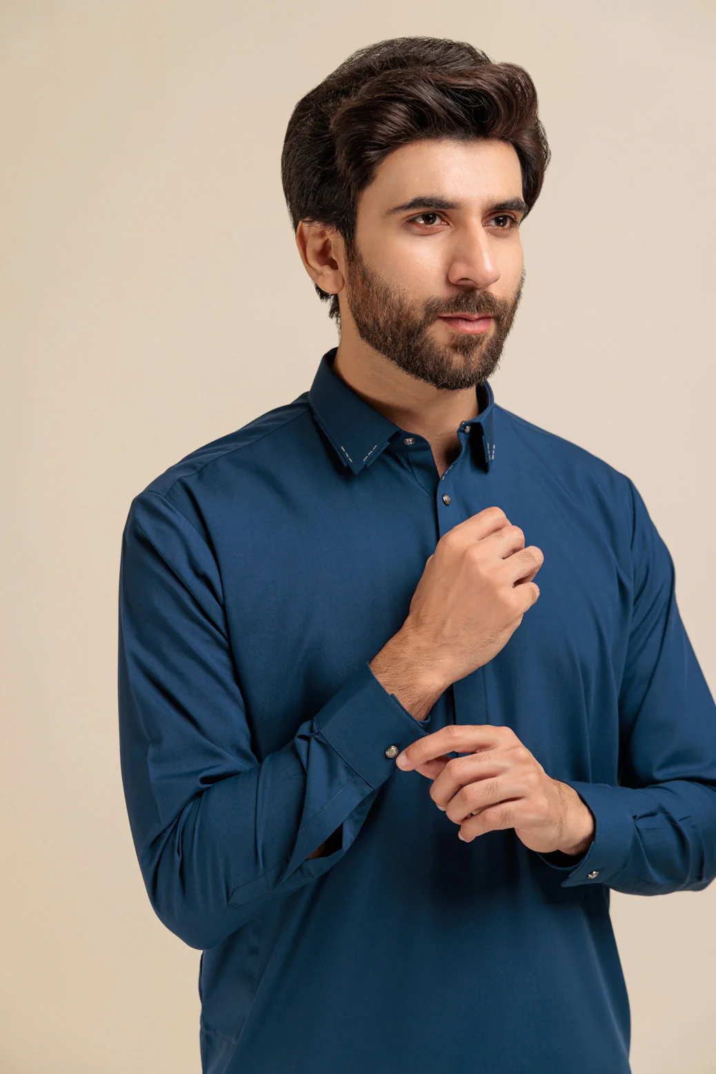 C-NAVY-BLENDED-SHALWAR SUIT - (GSSB23-017) - Image 3