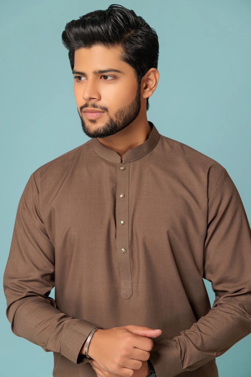 C-TAUPE-BLENDED-SHALWAR SUIT - (GSBB23-014) - Image 3