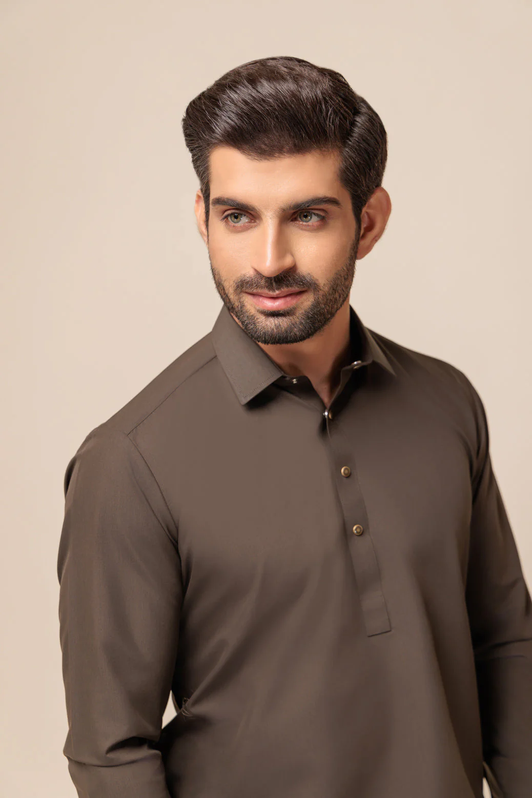 CAROB-BLENDED-SHALWAR SUIT - (GSSW23-060) - Image 2