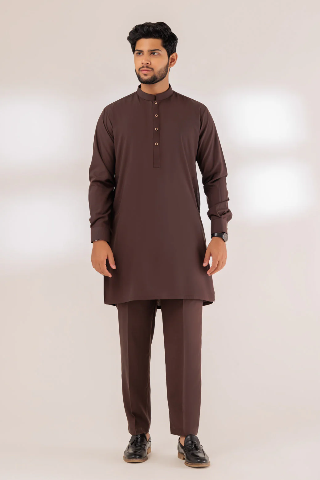 CEDAR-BLENDED-KURTA PAJAMA TROUSER - (KSS23-044) - Image 2