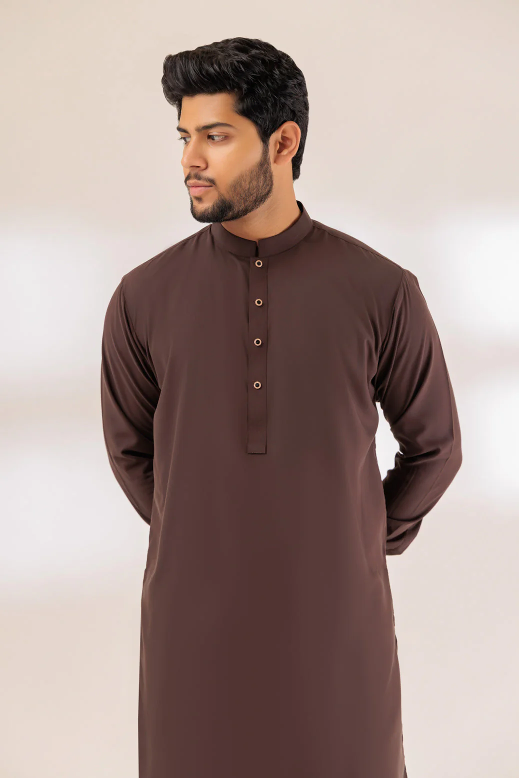 CEDAR-BLENDED-KURTA PAJAMA TROUSER - (KSS23-044) - Image 3