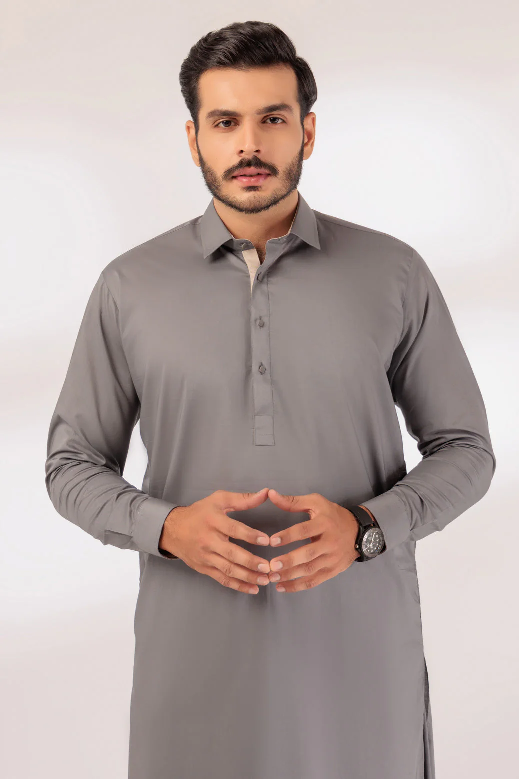 CEMENT-COTTON-SHALWAR SUIT - (GSSR24-024) - Image 3