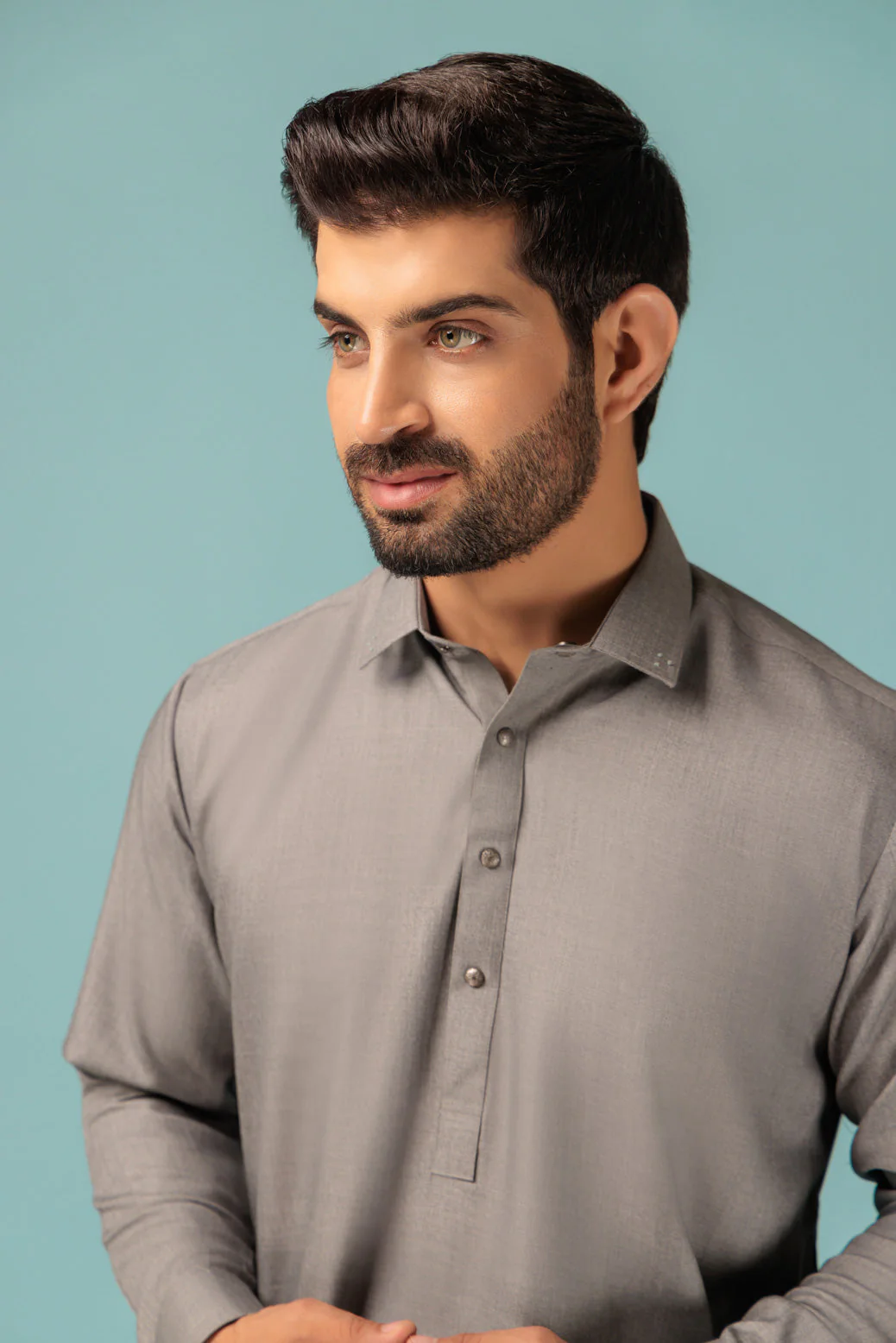 CH-GREY-BLENDED-SHALWAR SUIT - (GSSW23-056) - Image 2