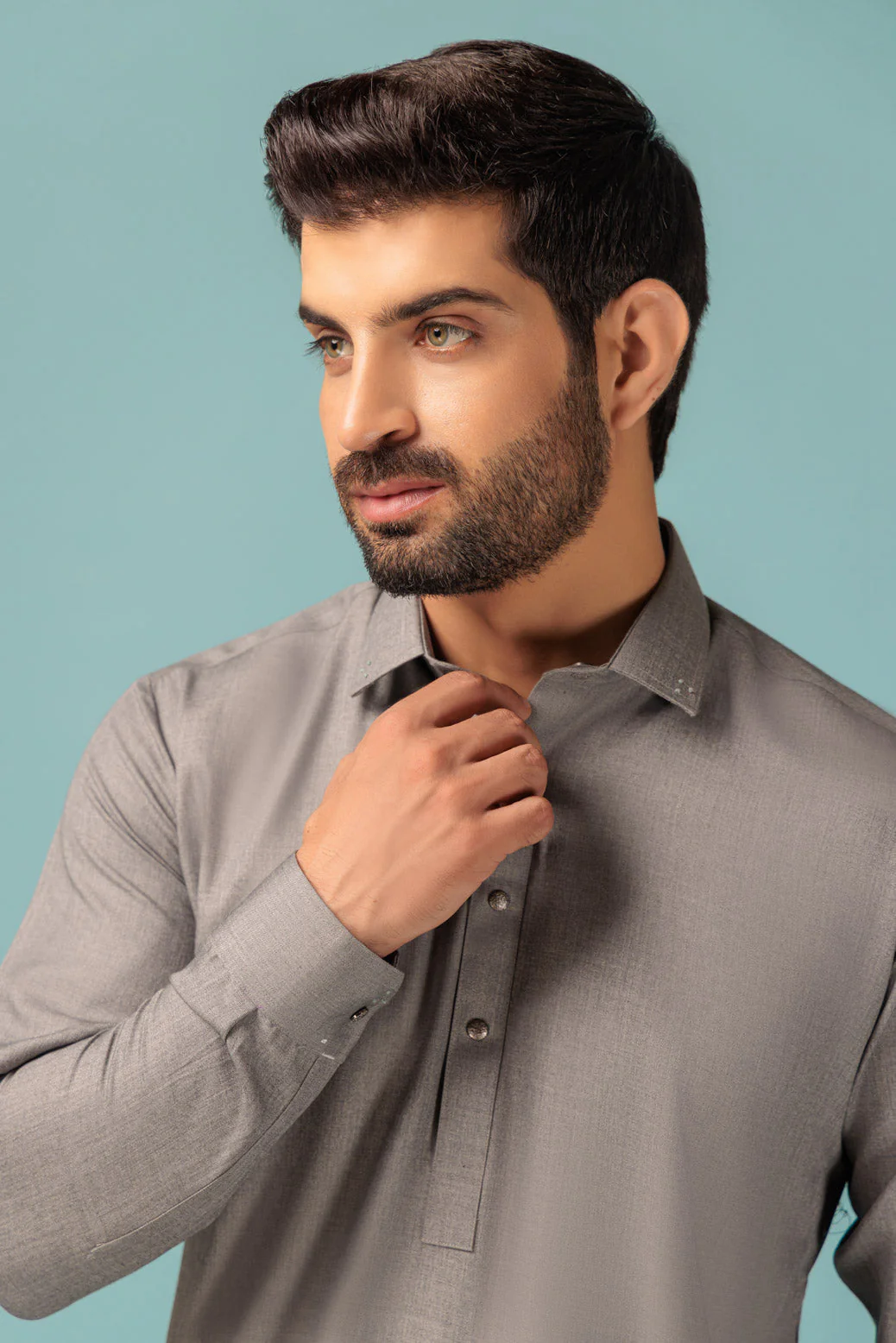 CH-GREY-BLENDED-SHALWAR SUIT - (GSSW23-056) - Image 3