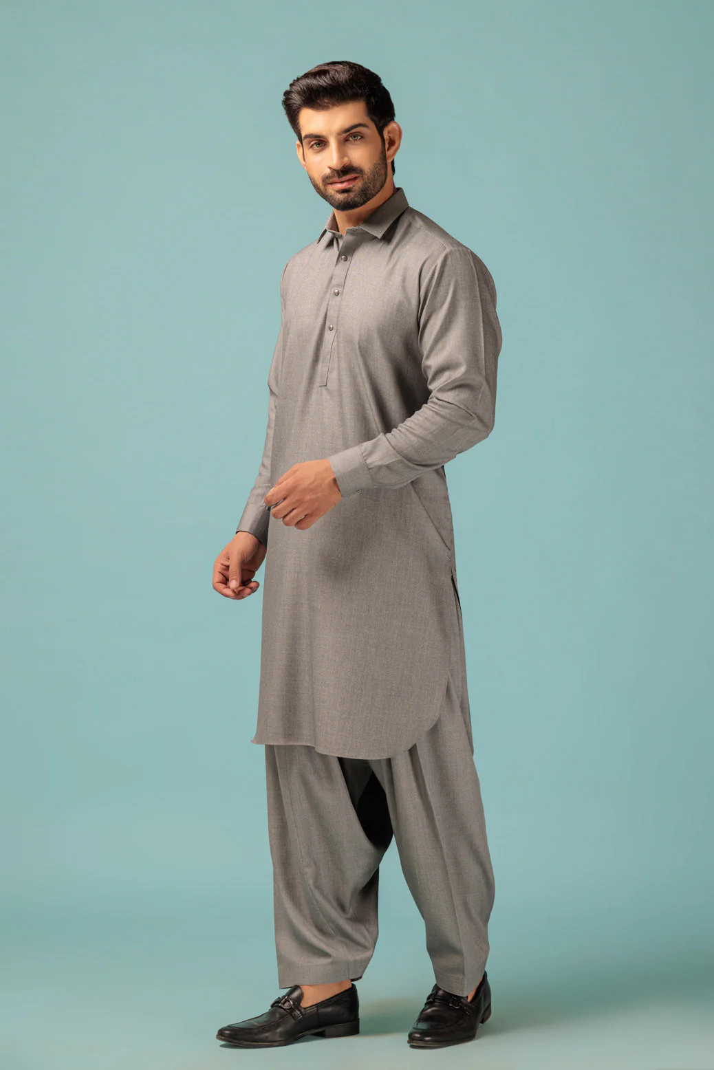 CH-GREY-BLENDED-SHALWAR SUIT - (GSSW23-056) - Image 4