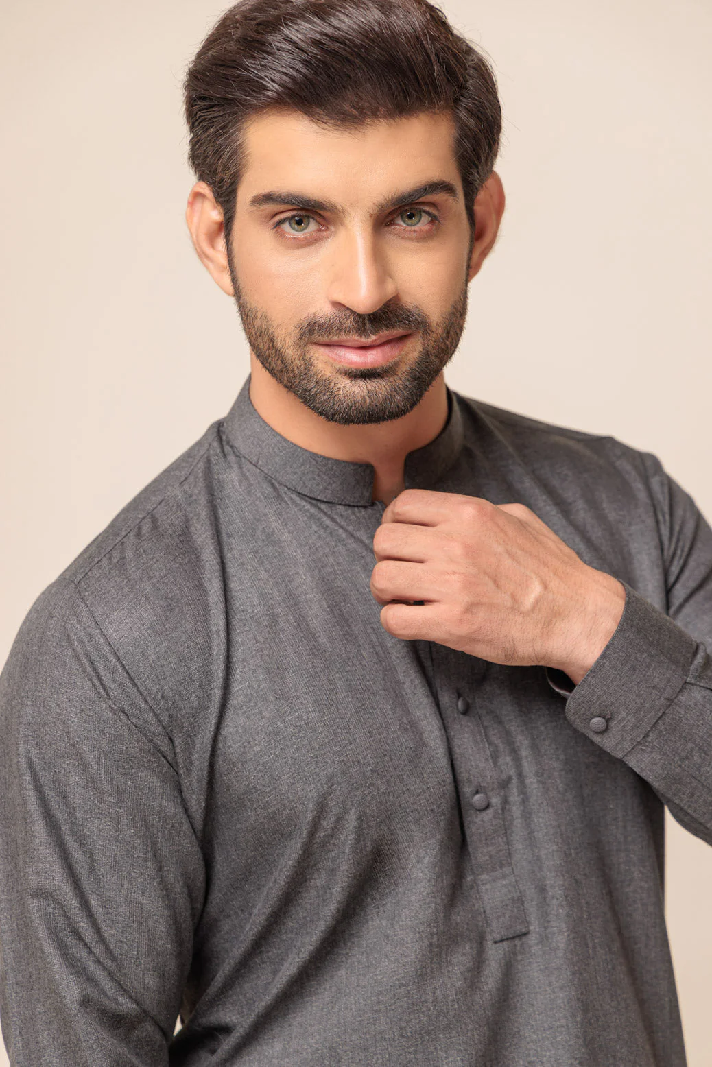 CHARCOAL-BLENDED-SHALWAR SUIT - (GSBW23-039) - Image 4