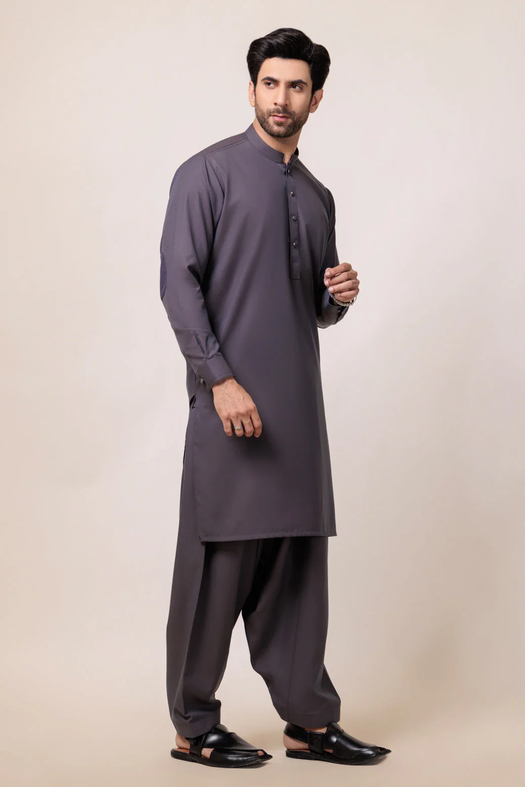CHARCOAL-BLENDED-SHALWAR SUIT  - (GSBW24-008) - Image 2