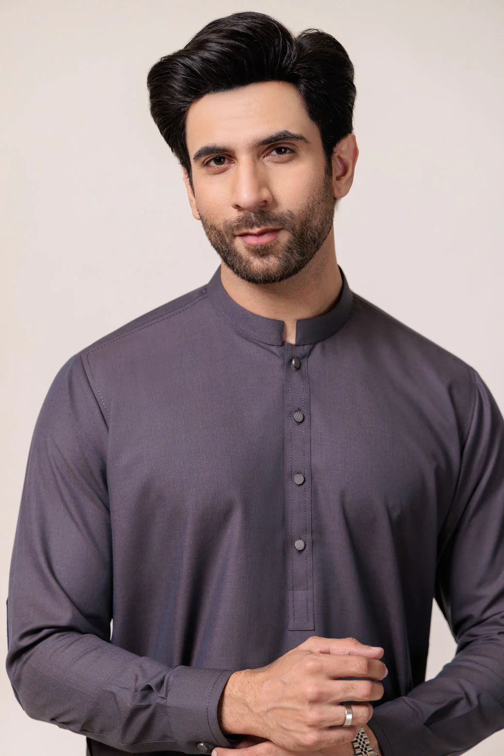 CHARCOAL-BLENDED-SHALWAR SUIT  - (GSBW24-008) - Image 4