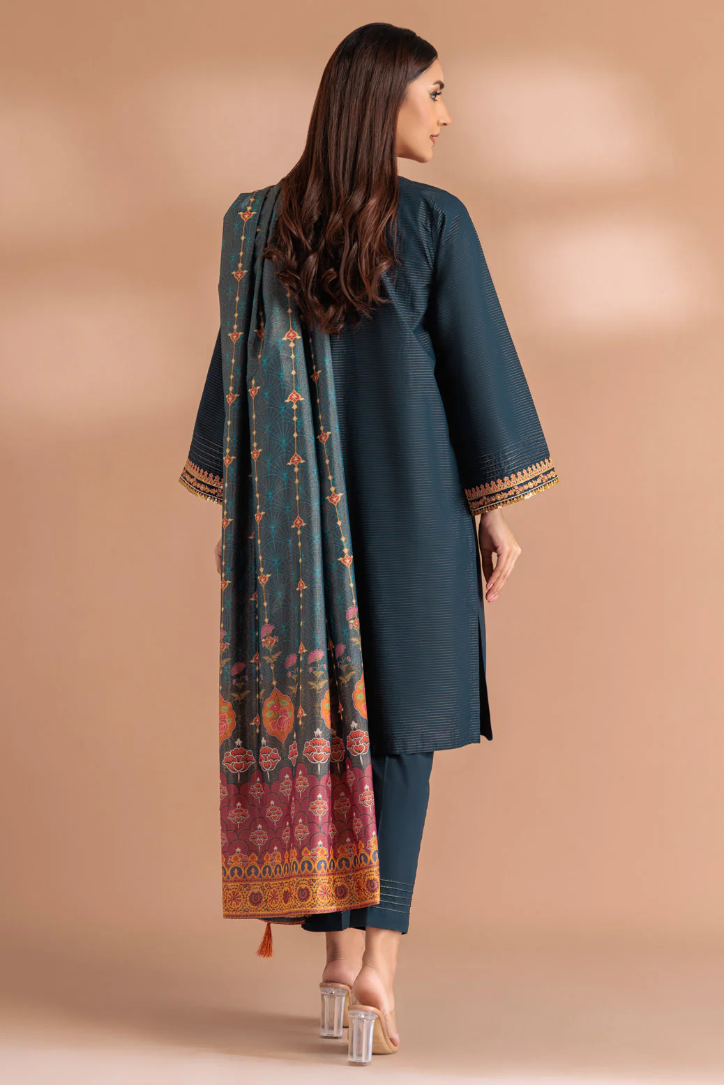 CHARCOAL-DOBBY-3 PIECE (SS1243P05) - Image 2