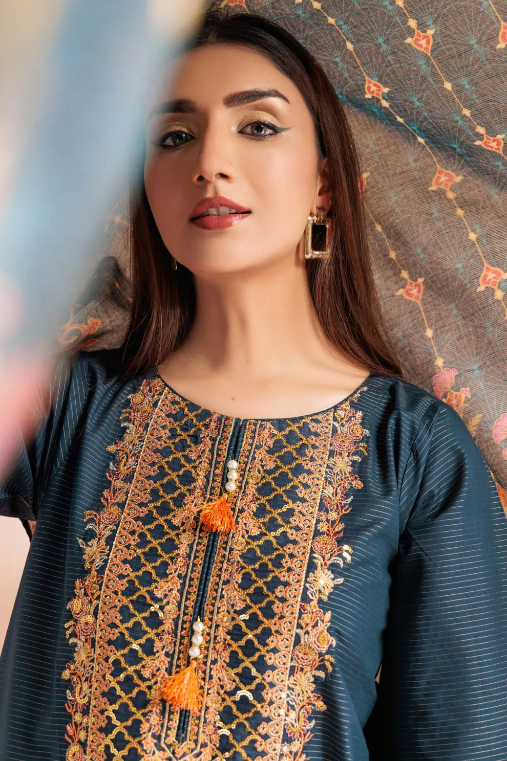 CHARCOAL-DOBBY-3 PIECE (SS1243P05) - Image 3