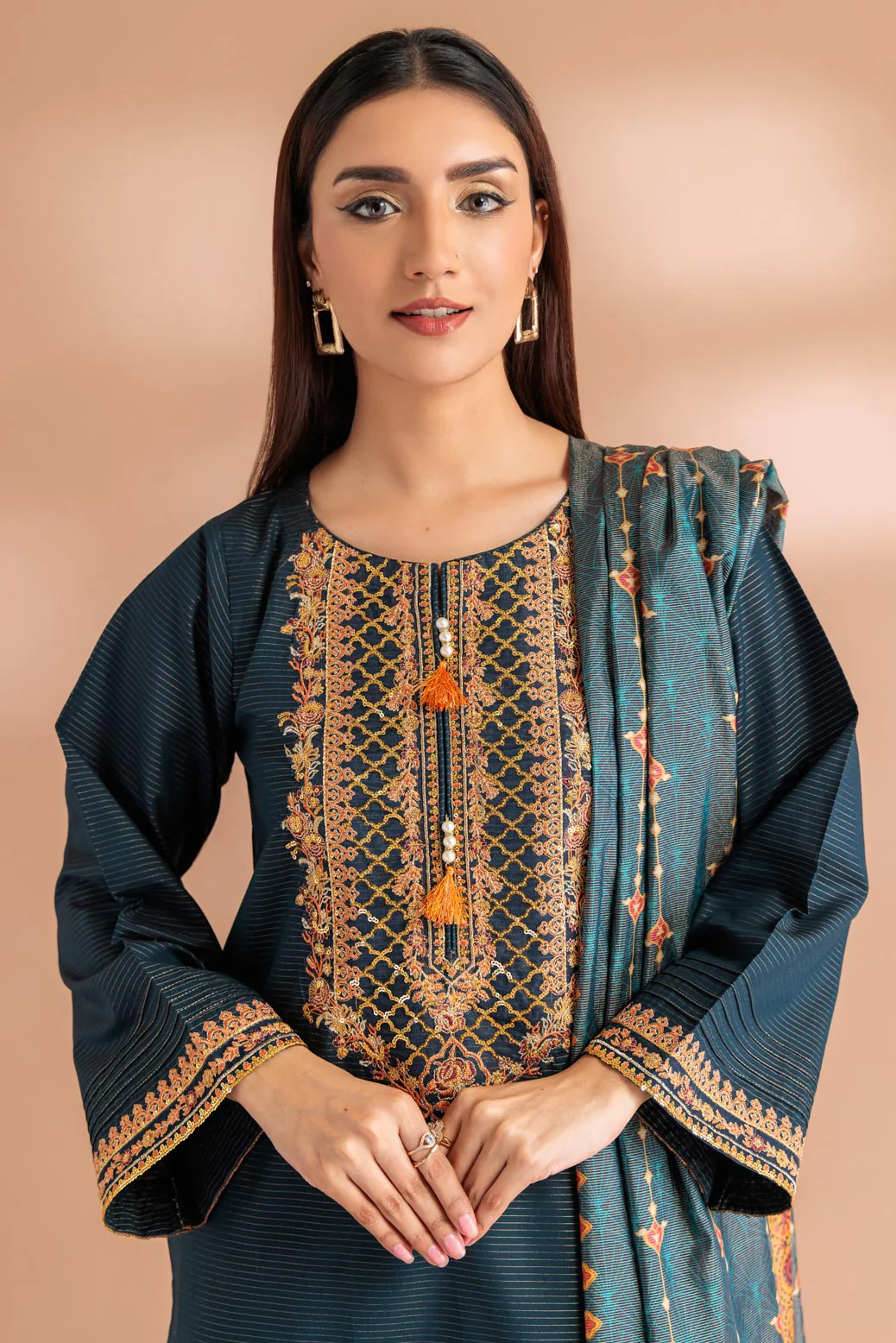 CHARCOAL-DOBBY-3 PIECE (SS1243P05) - Image 4