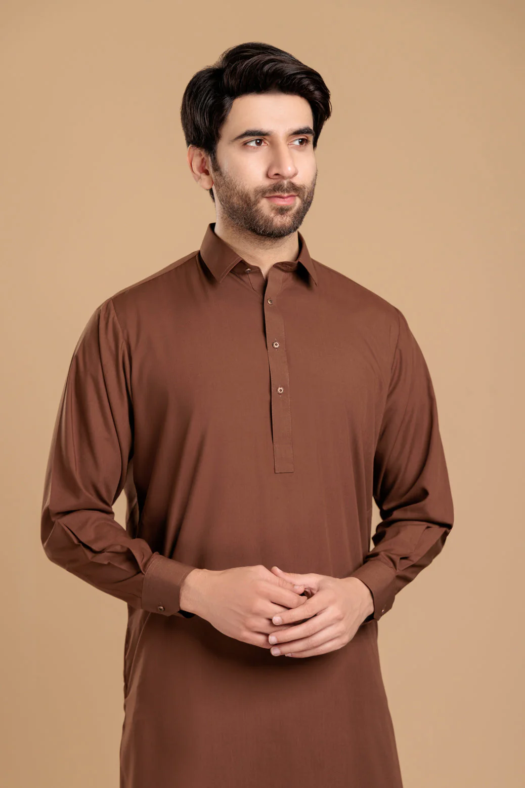 CHOCO-BLENDED-KURTA SHALWAR- (KSRS23-080) - Image 2