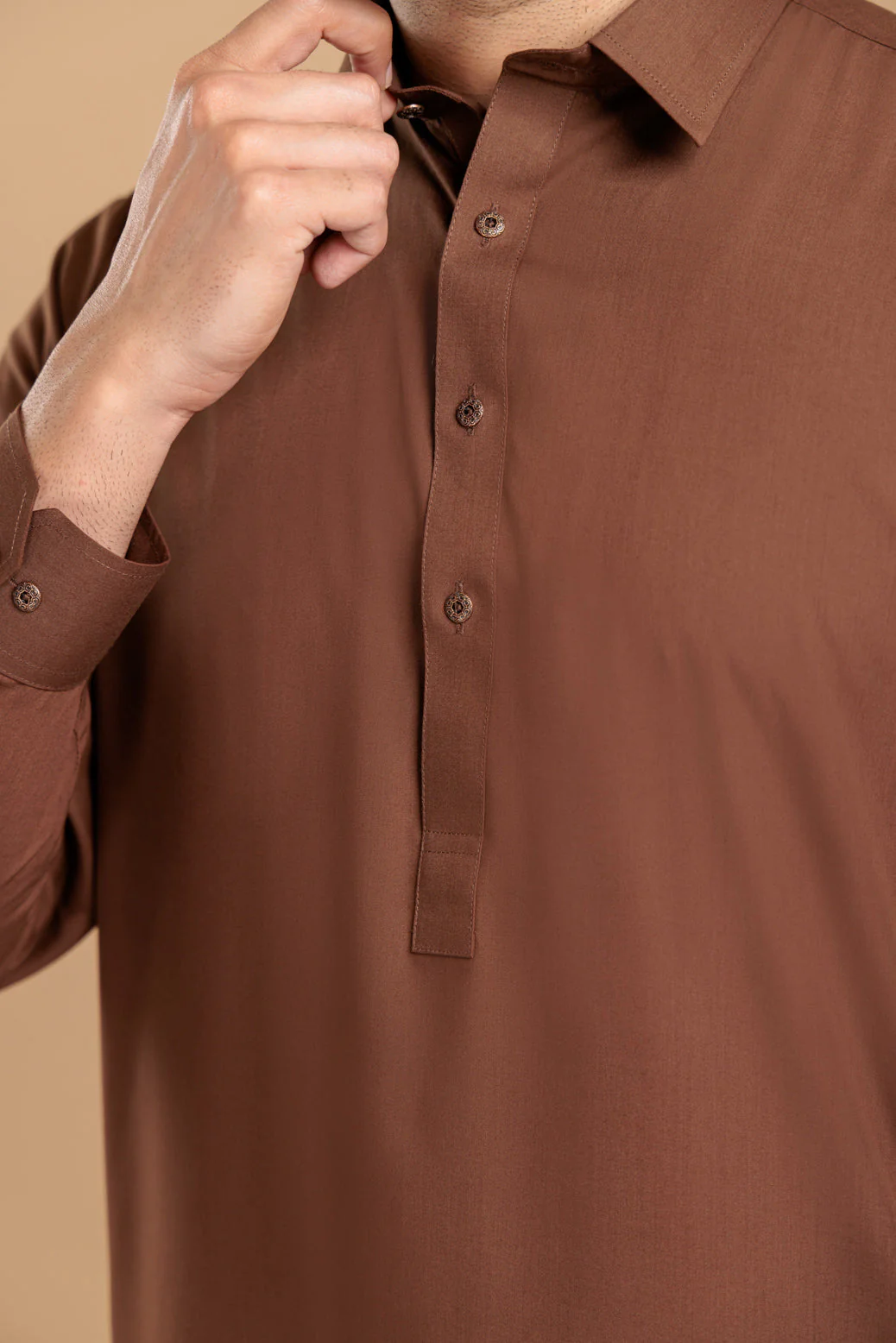CHOCO-BLENDED-KURTA SHALWAR- (KSRS23-080) - Image 4