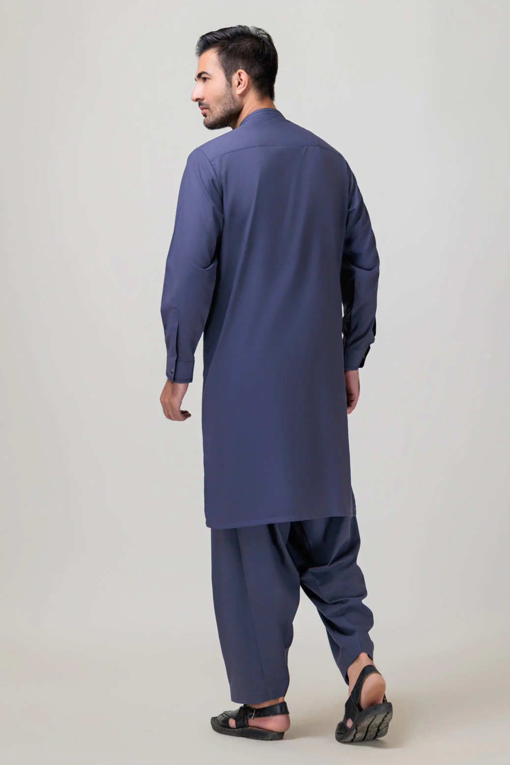 COAL-BLENDED-KURTA SHALWAR - (KSRB23-033) - Image 4