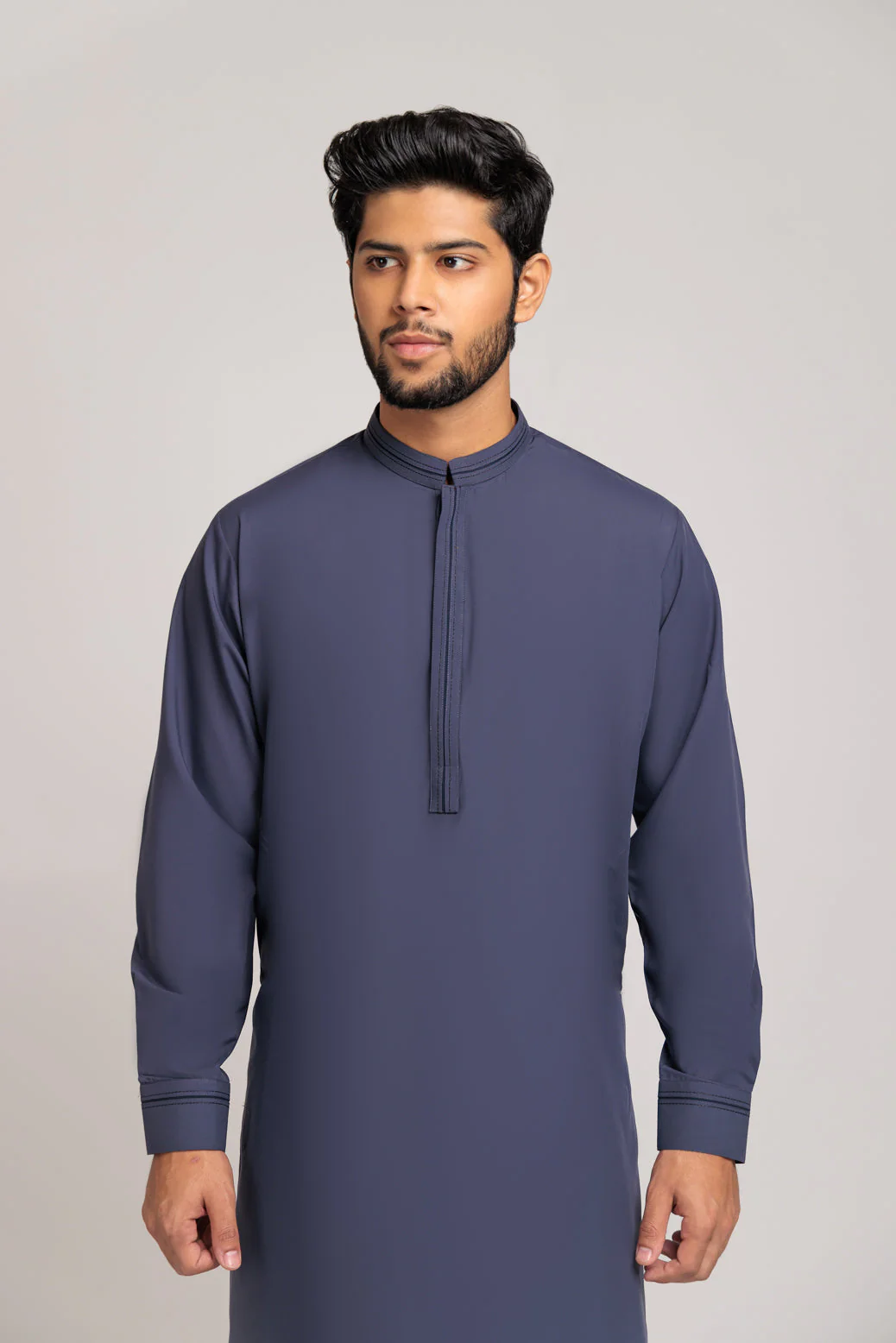 COAL-BLENDED-KURTA SHALWAR (KSRS23-020) - Image 2