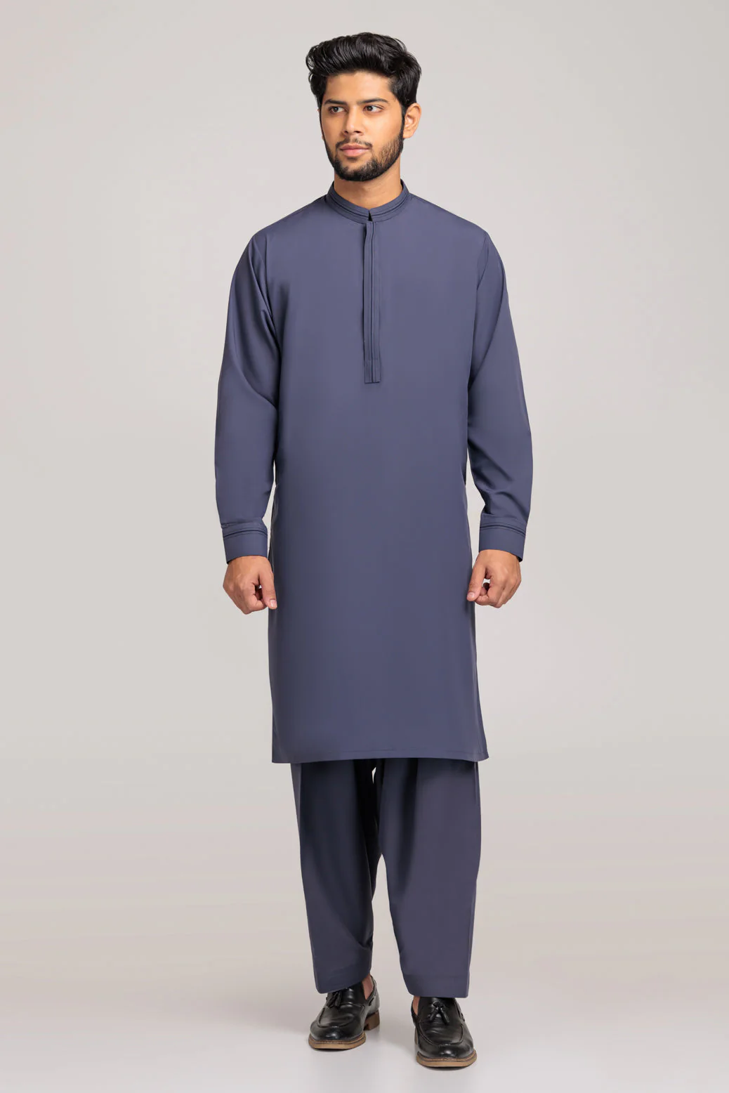 COAL-BLENDED-KURTA SHALWAR (KSRS23-020) - Image 4
