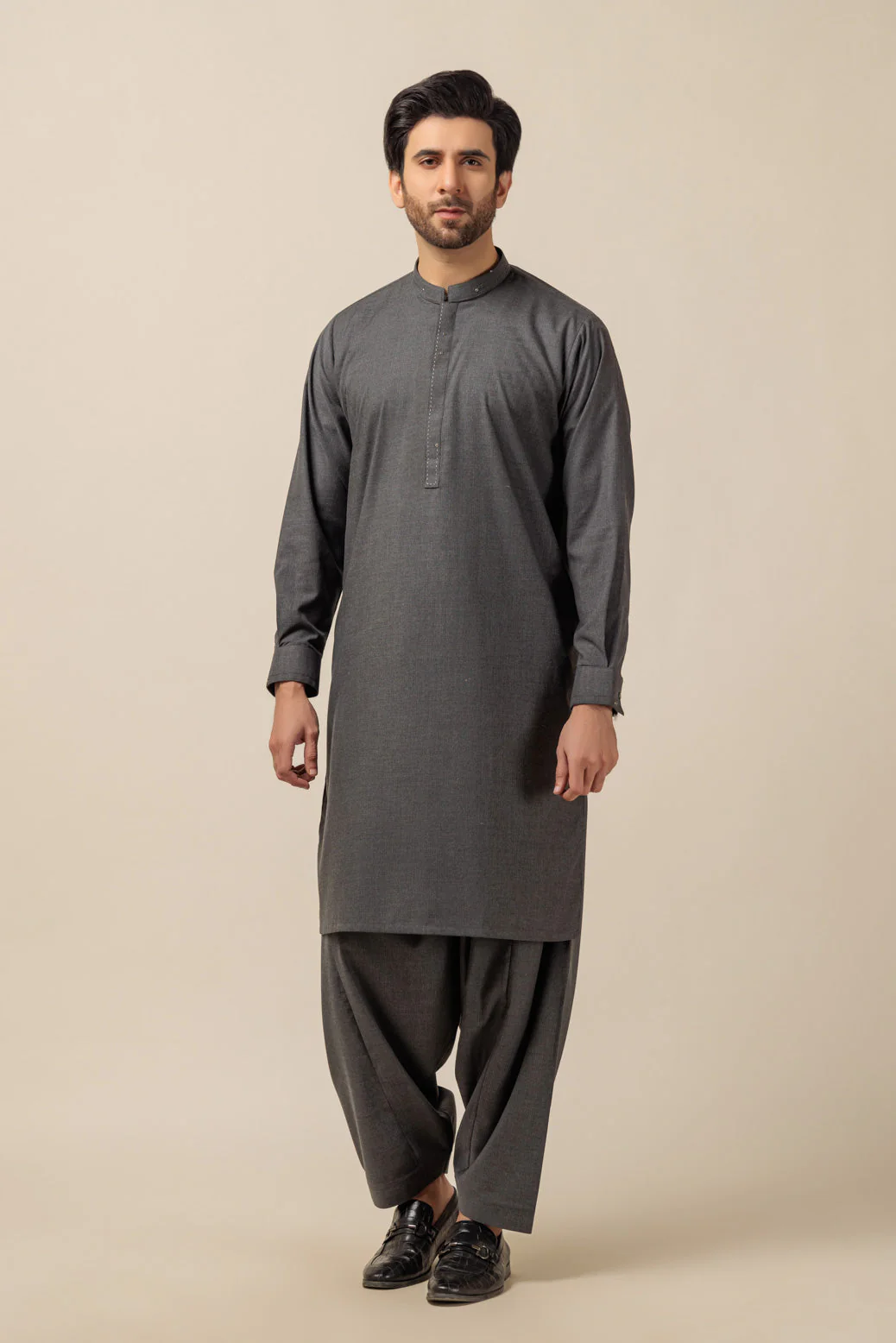 COAL-BLENDED-KURTA SHALWAR - (KSRW23-008) - Image 3