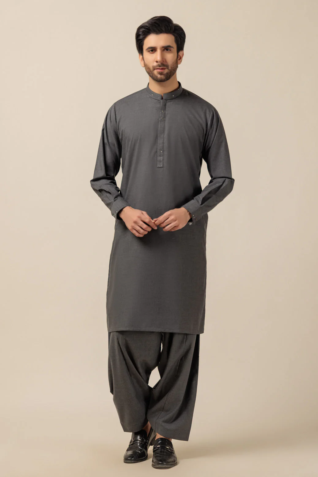 COAL-BLENDED-KURTA SHALWAR - (KSRW23-008) - Image 4