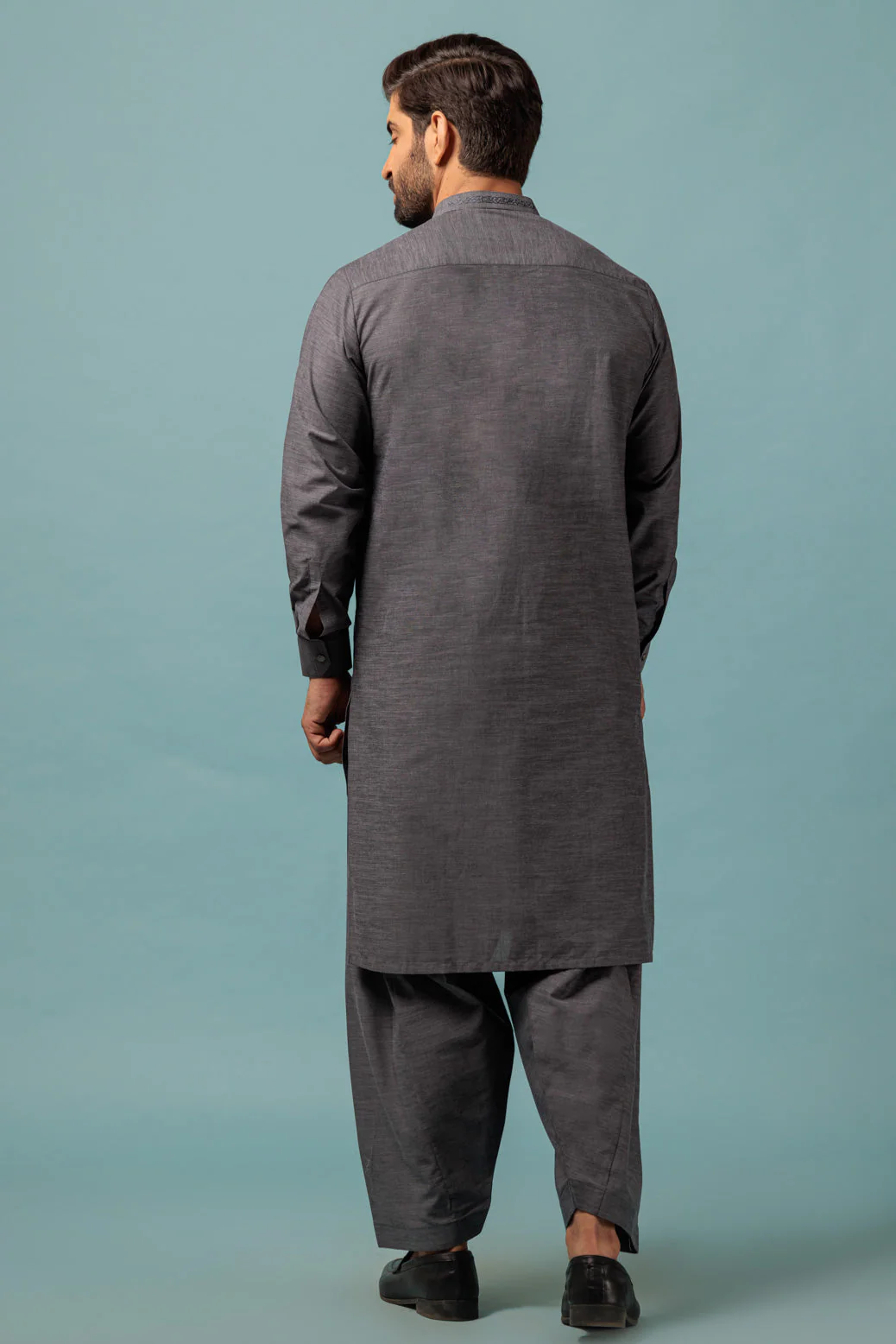 COAL-YARN DYED-KURTA SHALWAR - (KSRW23-011) - Image 5