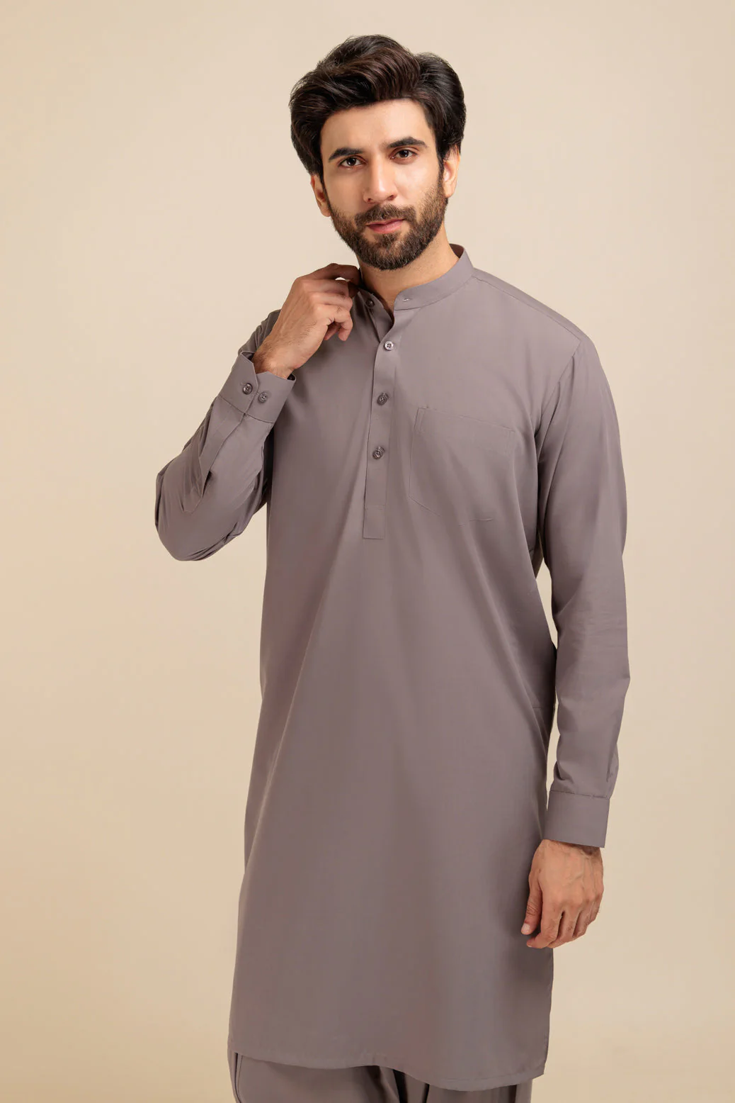 COBALT-BLENDED-SHALWAR SUIT - (GSBS23-033) - Image 3
