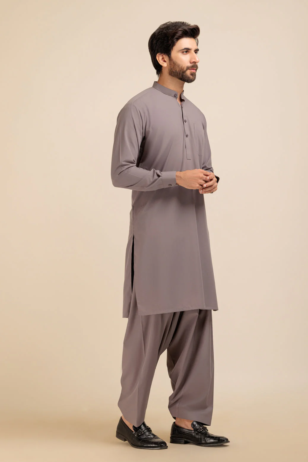 COBALT-BLENDED-SHALWAR SUIT - (GSBS23-033) - Image 4