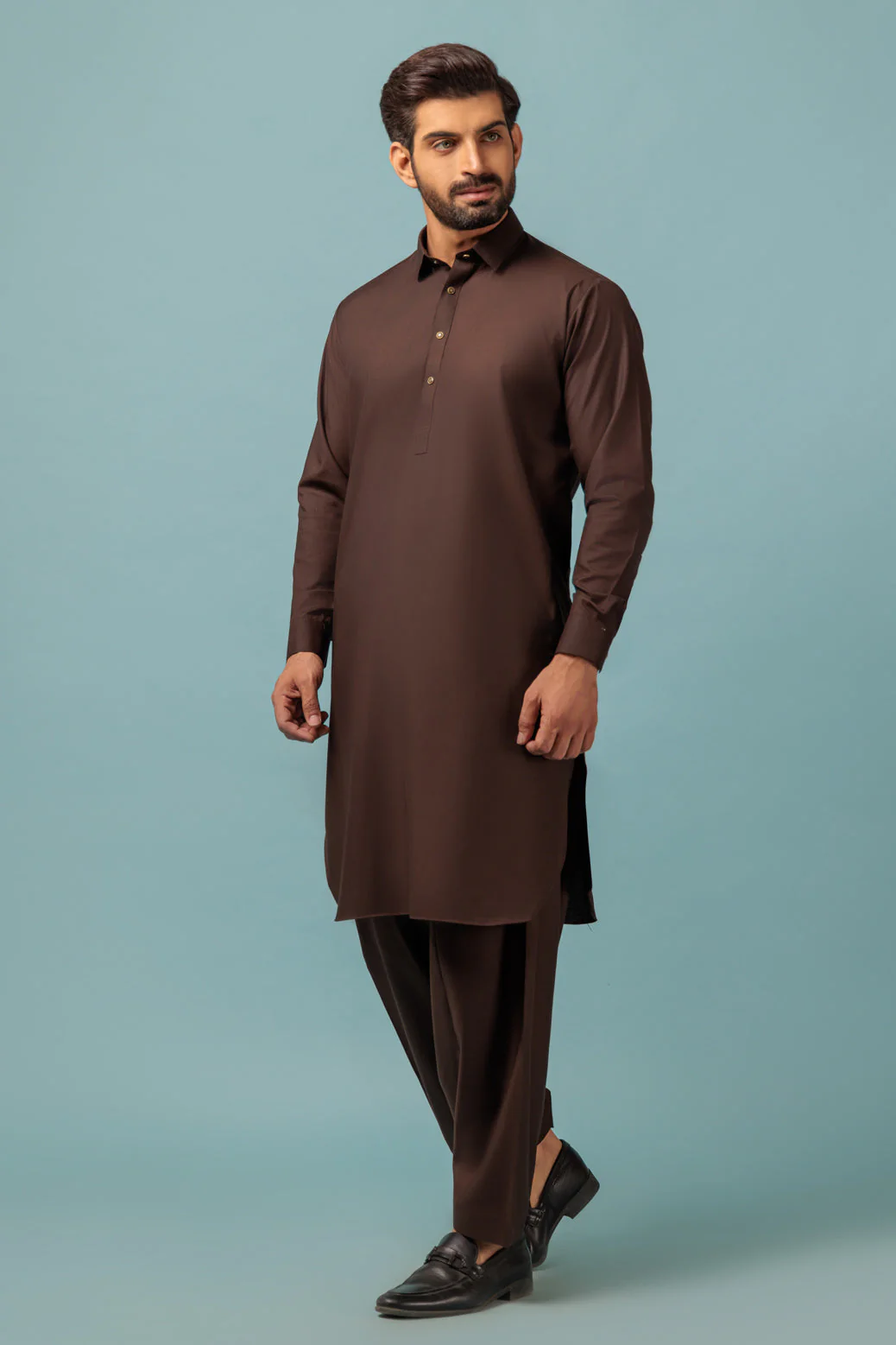 COCOA-BLENDED-SHALWAR SUIT - (GSSW23-016) - Image 3