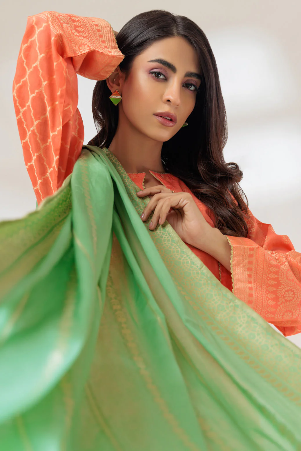 CORAL-JACQUARD-3 PIECE (PWJ2233P09) - Image 3