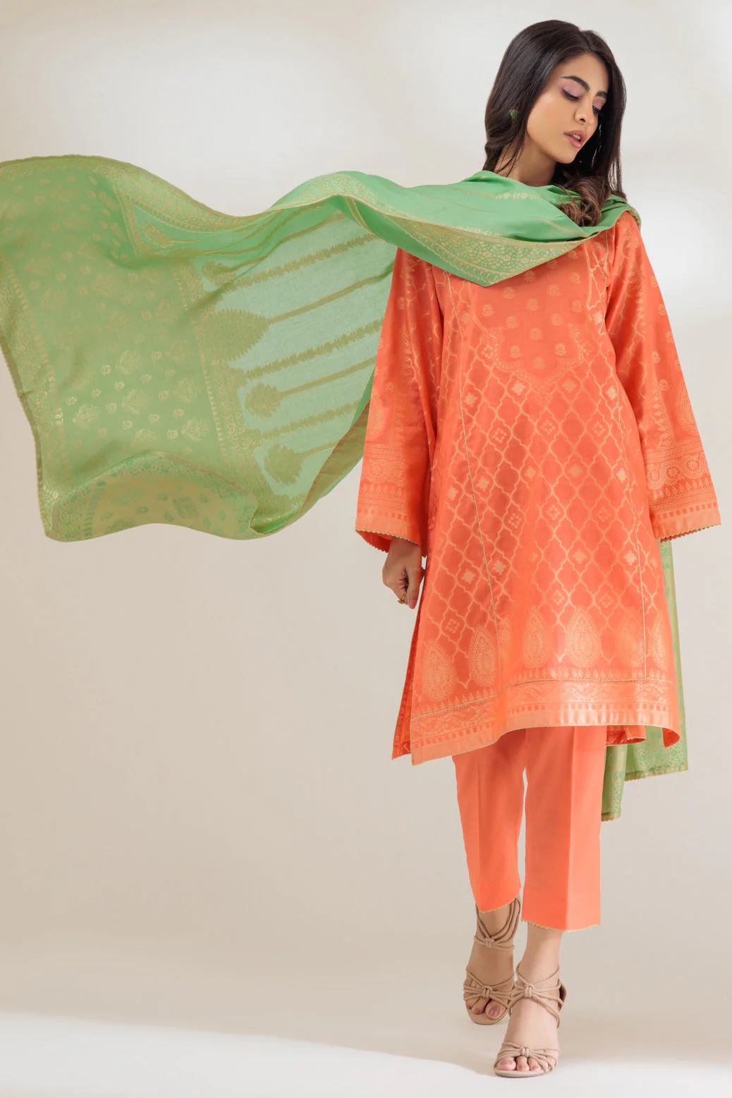 CORAL-JACQUARD-3 PIECE (PWJ2233P09) - Image 4