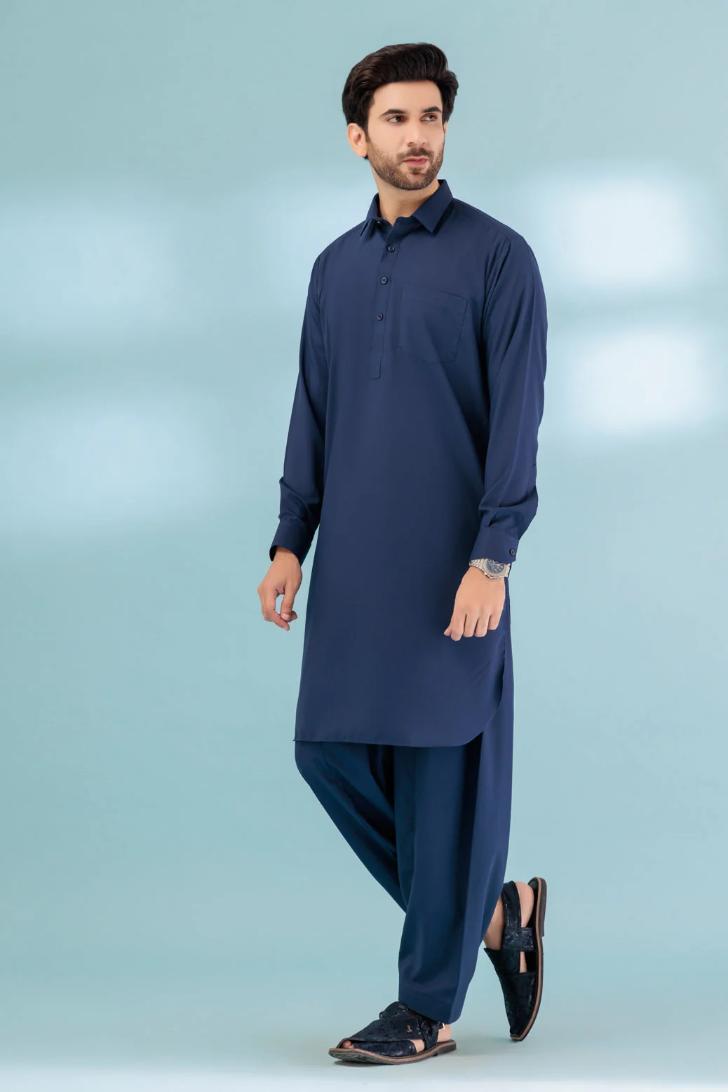 CORN-BLENDED-SHALWAR SUIT - (GSSR23-002) - Image 3