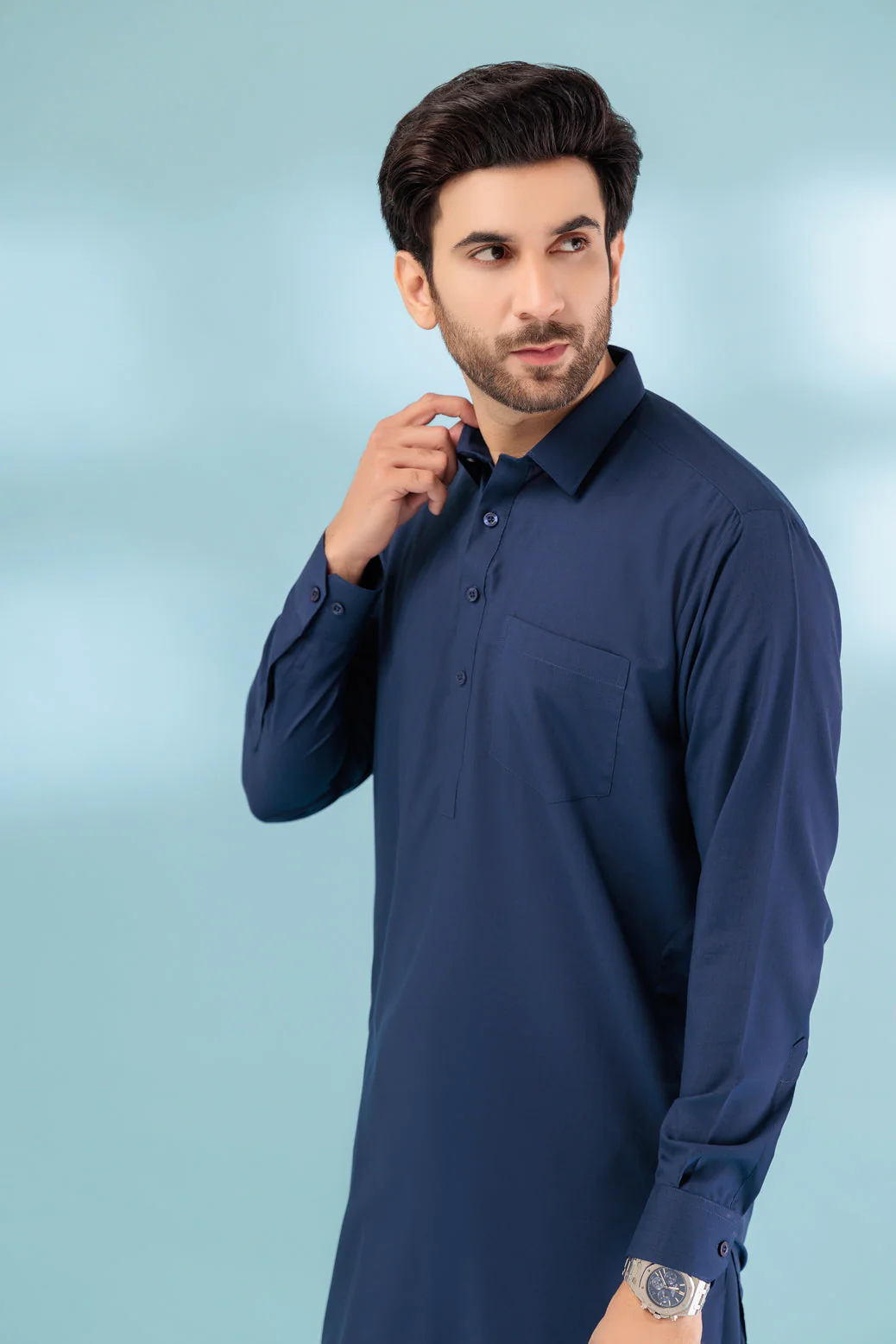 CORN-BLENDED-SHALWAR SUIT - (GSSR23-002) - Image 4