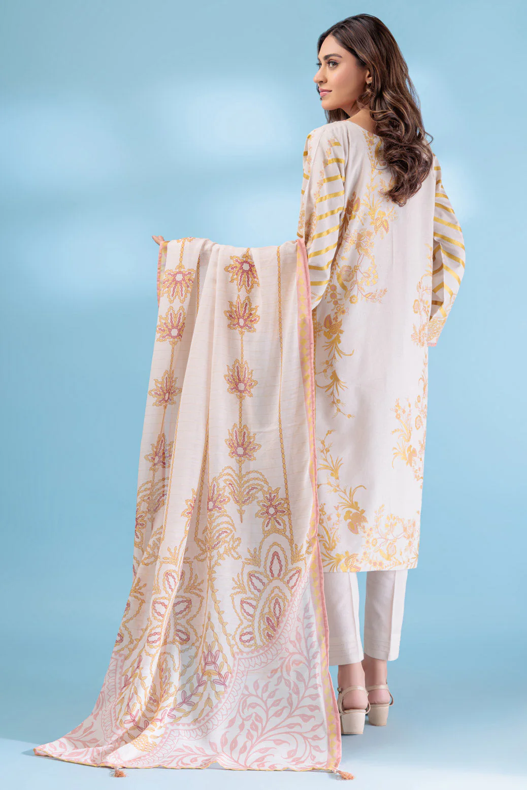CREAM-AYUDIA-3 PIECE (WS2233P05) - Image 2