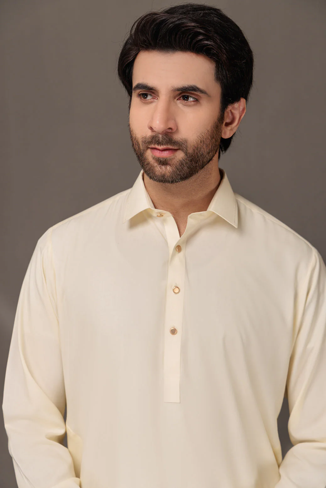 CREAM-BLENDED-KURTA SHALWAR - (KSRW23-044) - Image 2