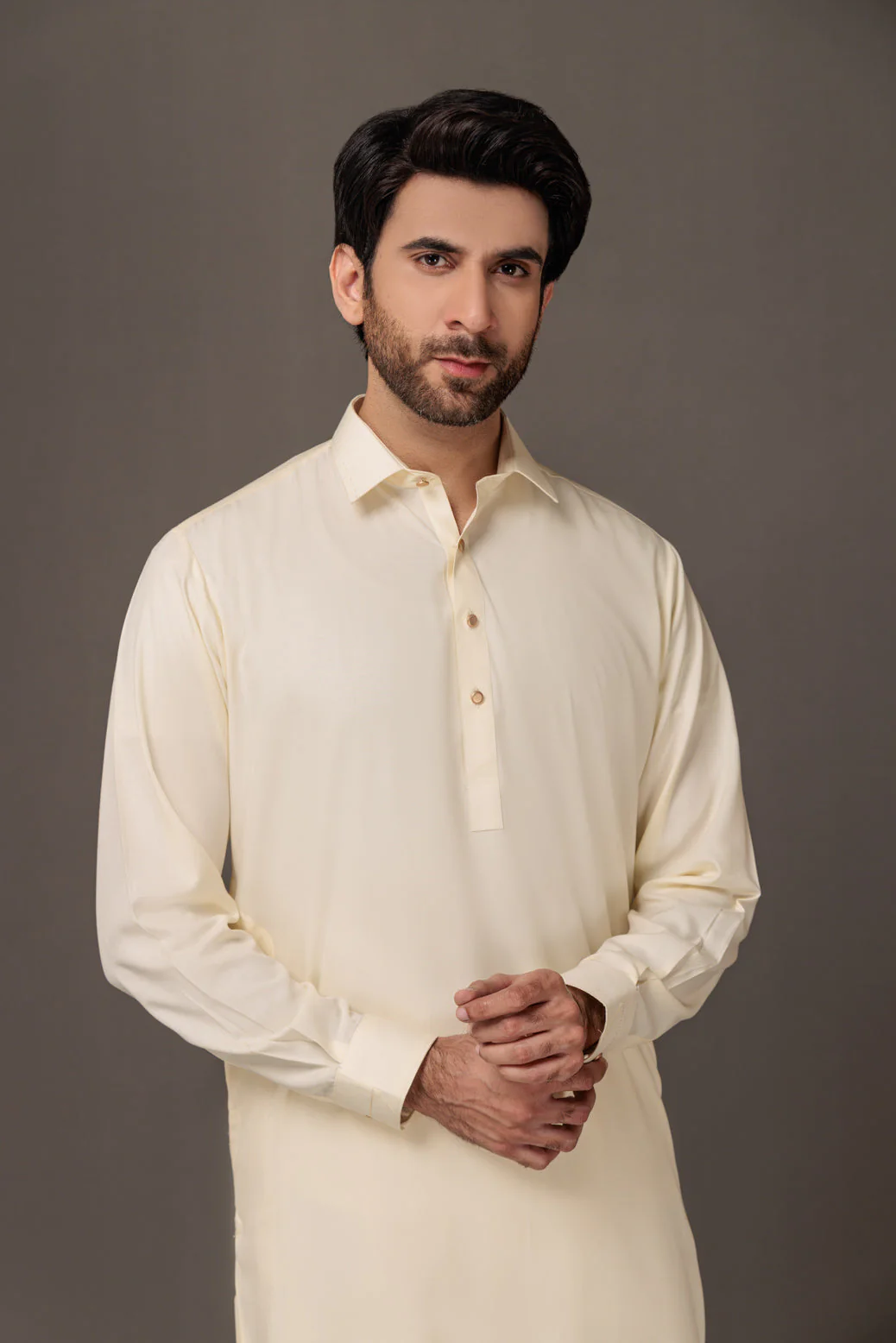 CREAM-BLENDED-KURTA SHALWAR - (KSRW23-044) - Image 3