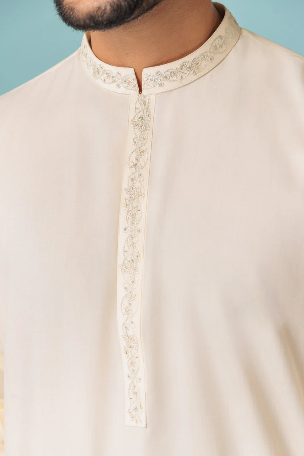 CREAM-BLENDED-KURTA SHALWAR - (KSRW23-046) - Image 5