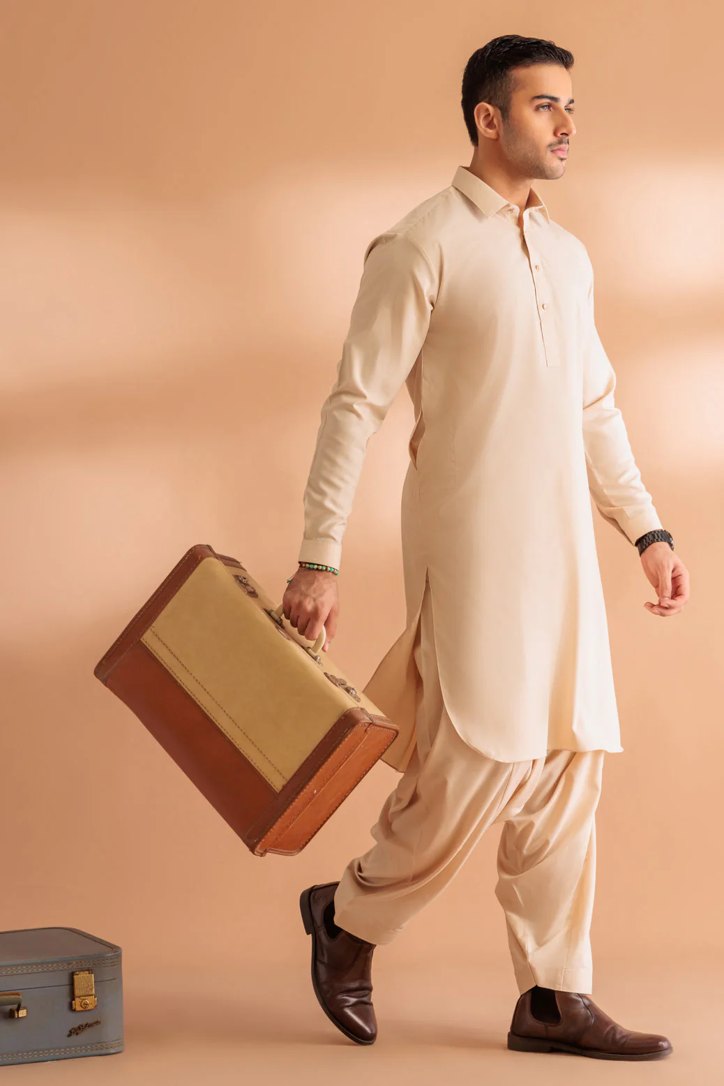 CREAM-BLENDED-SHALWAR SUIT - (GSSR24-029) - Image 3