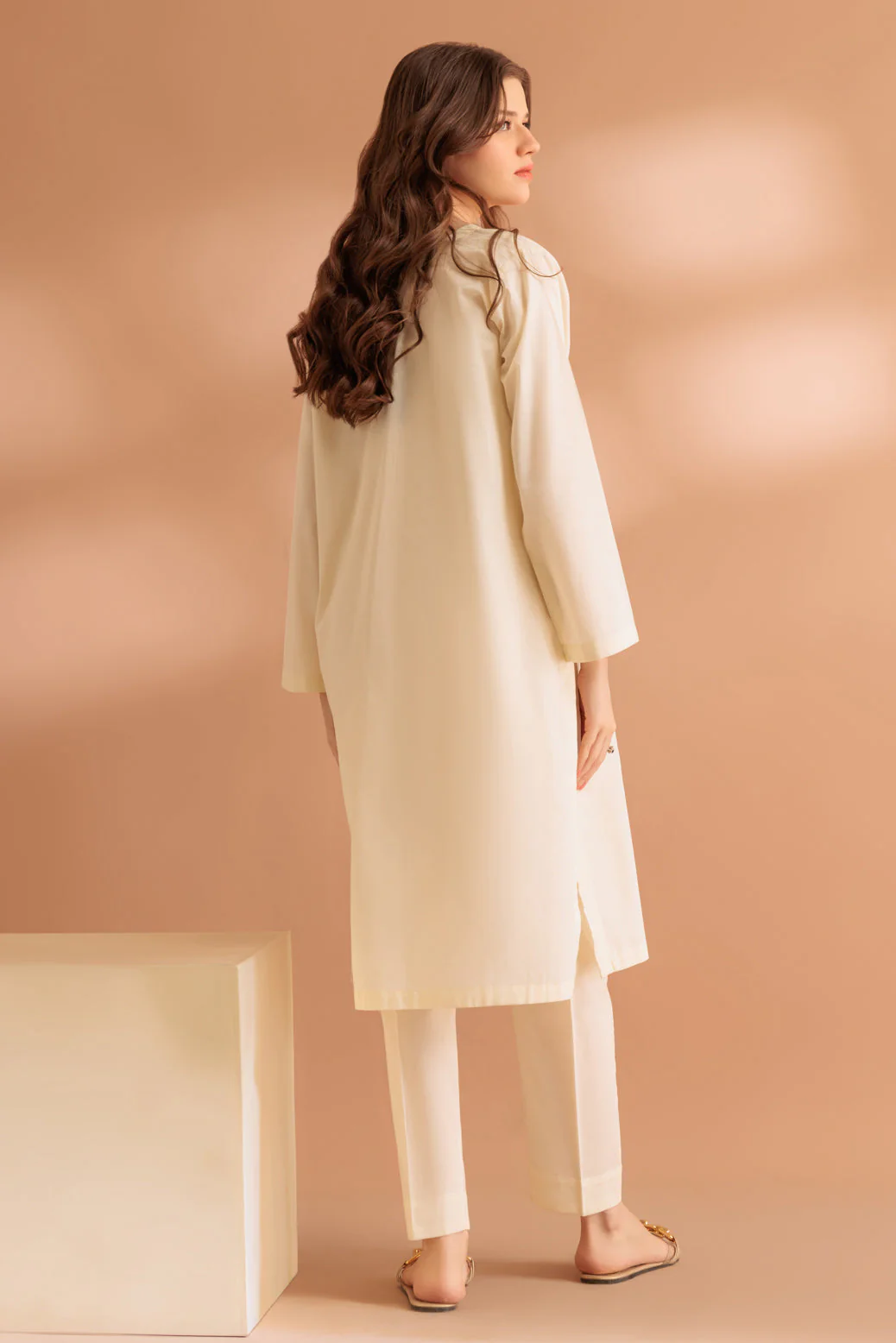 CREAM-CAMBRIC-2 PIECE (SS2242P27) - Image 2