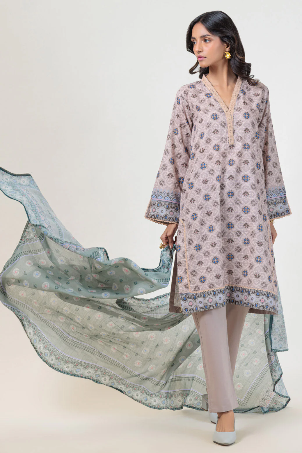 CREAM-CAMBRIC-3 PIECE (WS2243P10) - Image 3