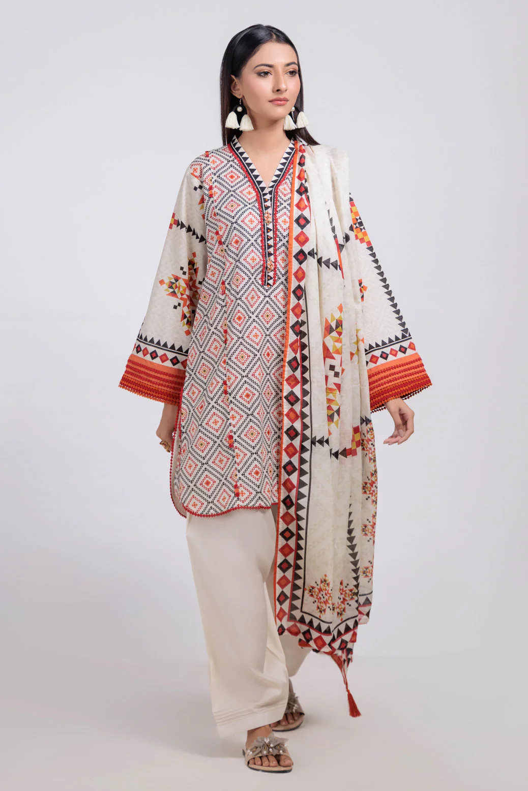 CREAM-CAMBRIC-3 PIECE (WS6243P23) - Image 3