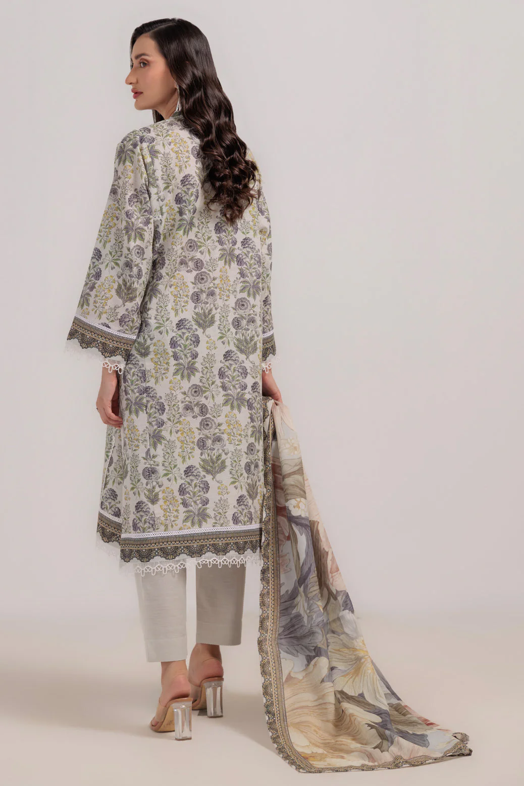 CREAM-KHADDAR-3 PIECE (WS2243P29) - Image 2