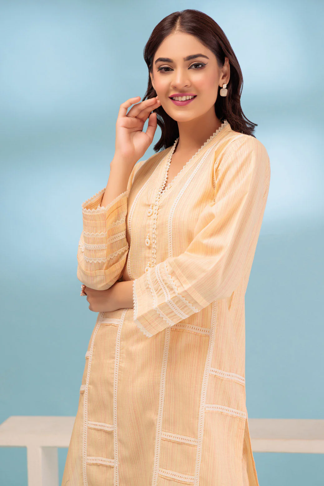 CREAM-LAWN-2 PIECE (BSAS232P06) - Image 3