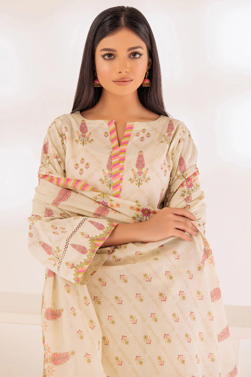 CREAM-LAWN-3 PIECE (BSSS233P07) - Image 3
