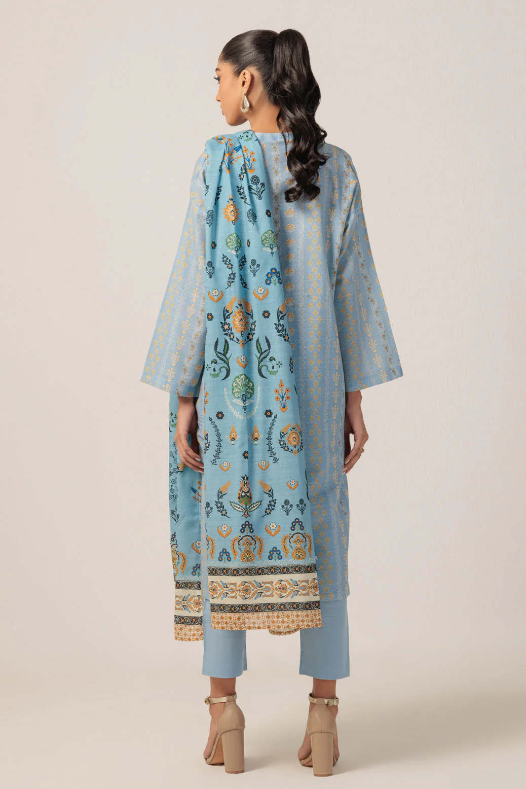 CYAN-KHADDAR-3 PIECE (WS6243P49) - Image 3