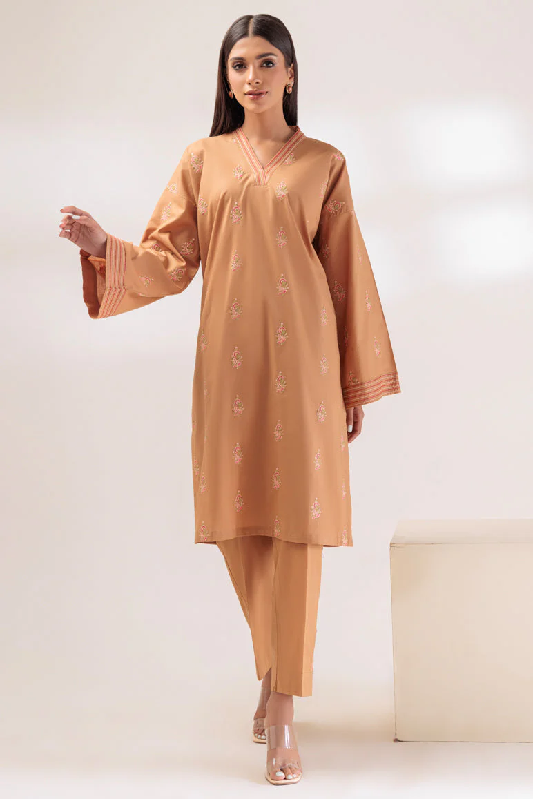 D-BEIGE-CAMBRIC-2 PIECE (PWS1232P21) - Image 2