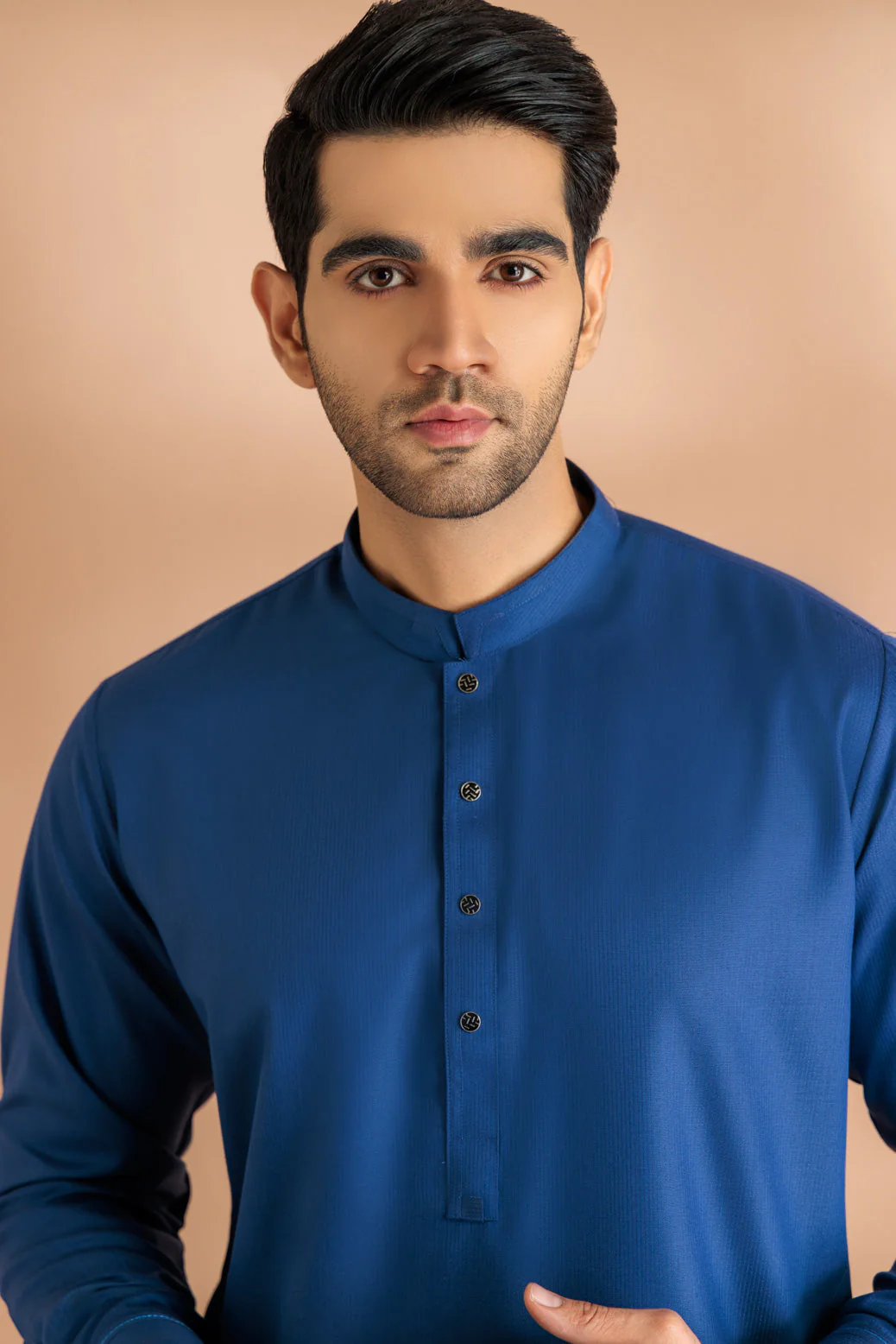 D-BLUE-BLENDED-KURTA SHALWAR - (KSRW23-016) - Image 3