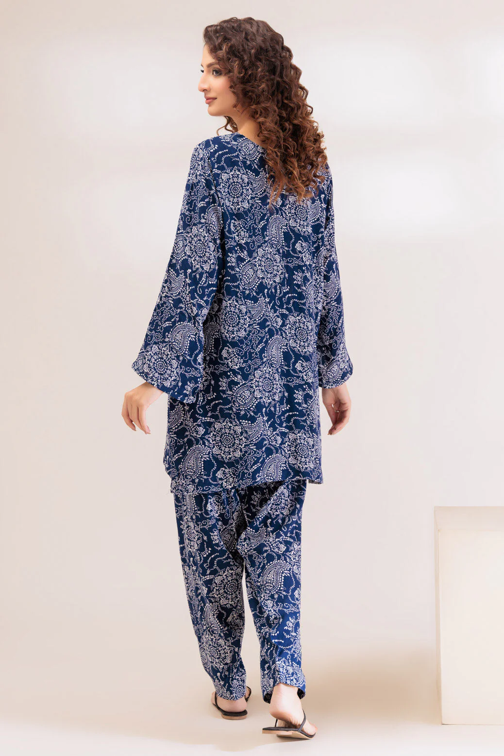 D-BLUE-LINEN-2 PIECE (PWS6232P40) - Image 4