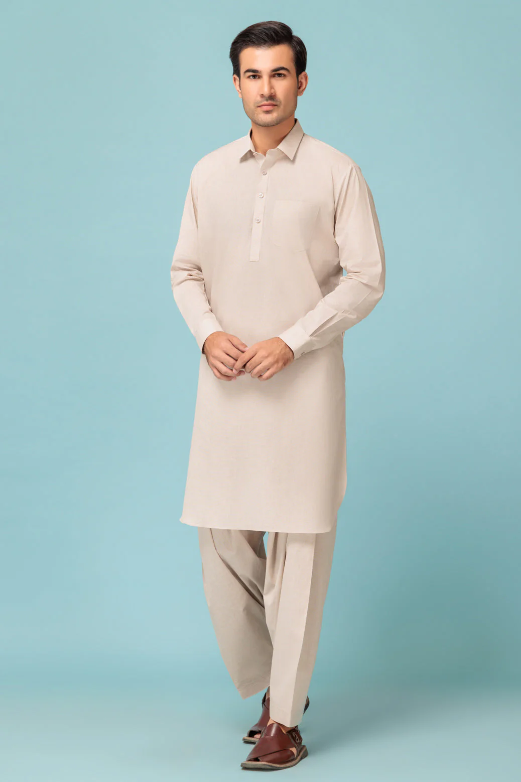 D-BLUE-YARN DYED-SHALWAR SUIT - (GSSB23-004) - Image 5