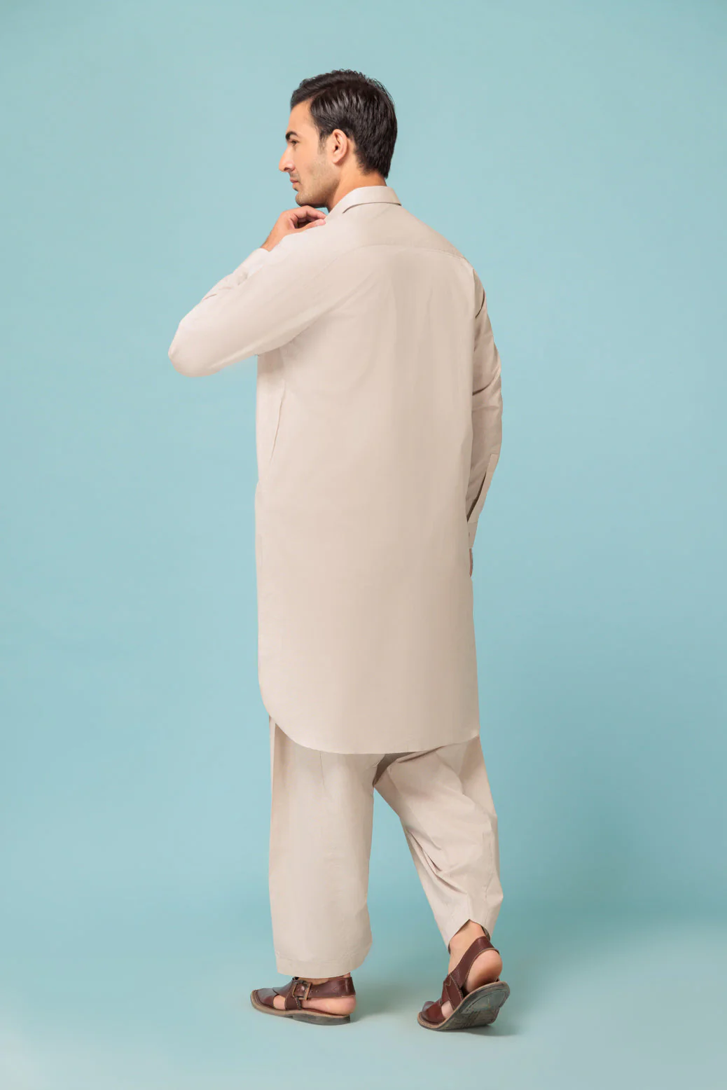 D-BLUE-YARN DYED-SHALWAR SUIT - (GSSB23-004) - Image 6