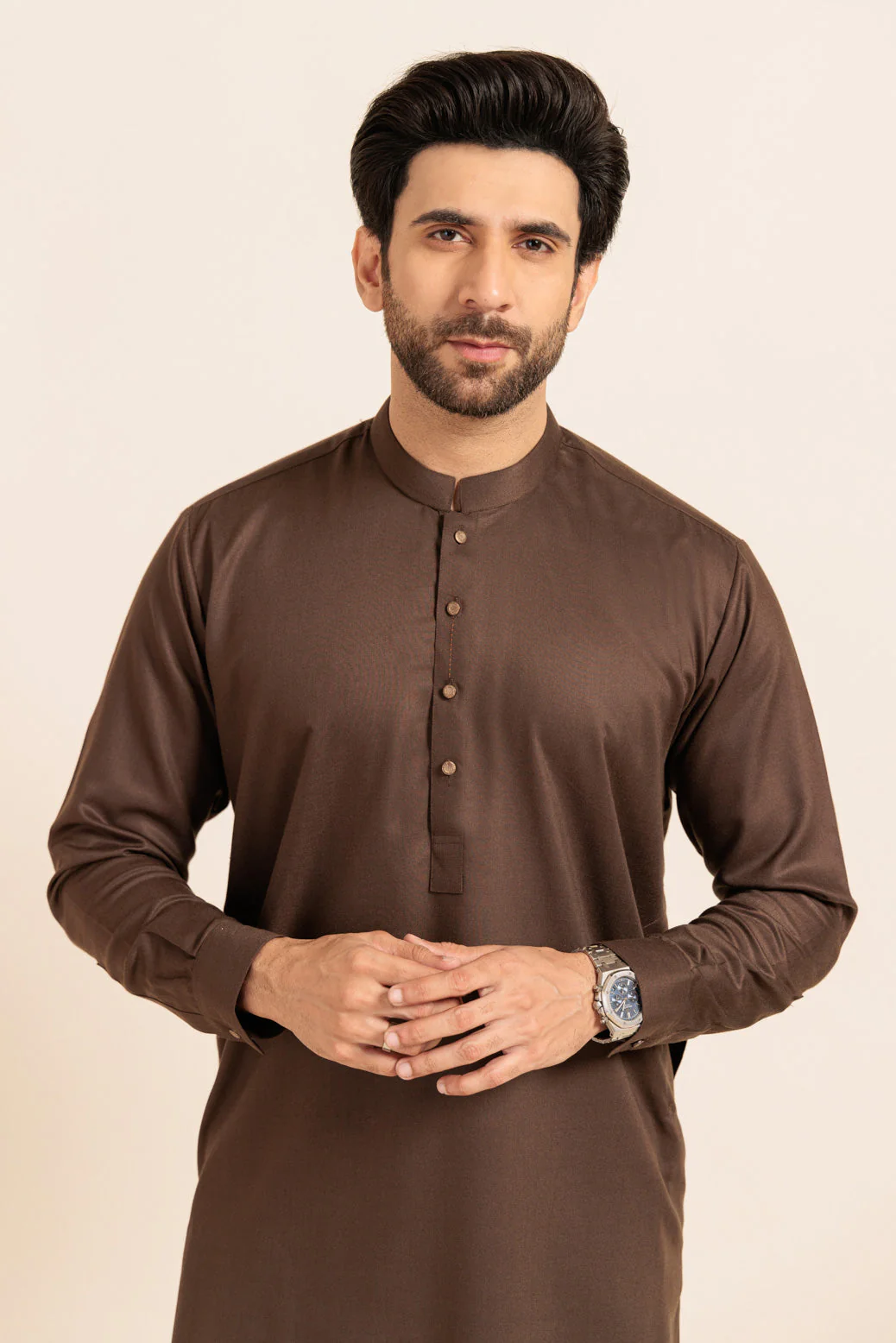 D-BROWN-BLENDED-SHALWAR SUIT - (GSBW24-003) - Image 3