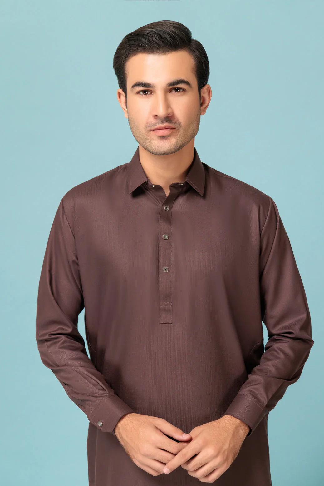 D-BROWN-BLENDED-SHALWAR SUIT - (GSSW23-076) - Image 4