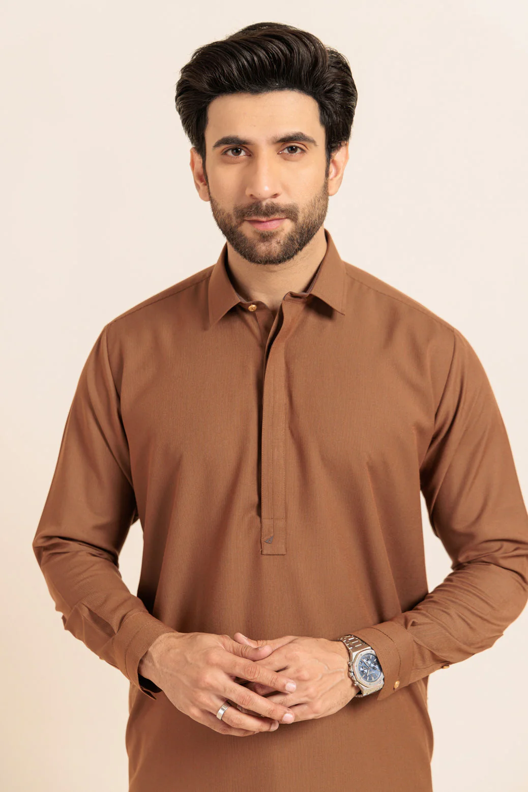 D-BROWN-BLENDED-SHALWAR SUIT - (GSSW24-016) - Image 3